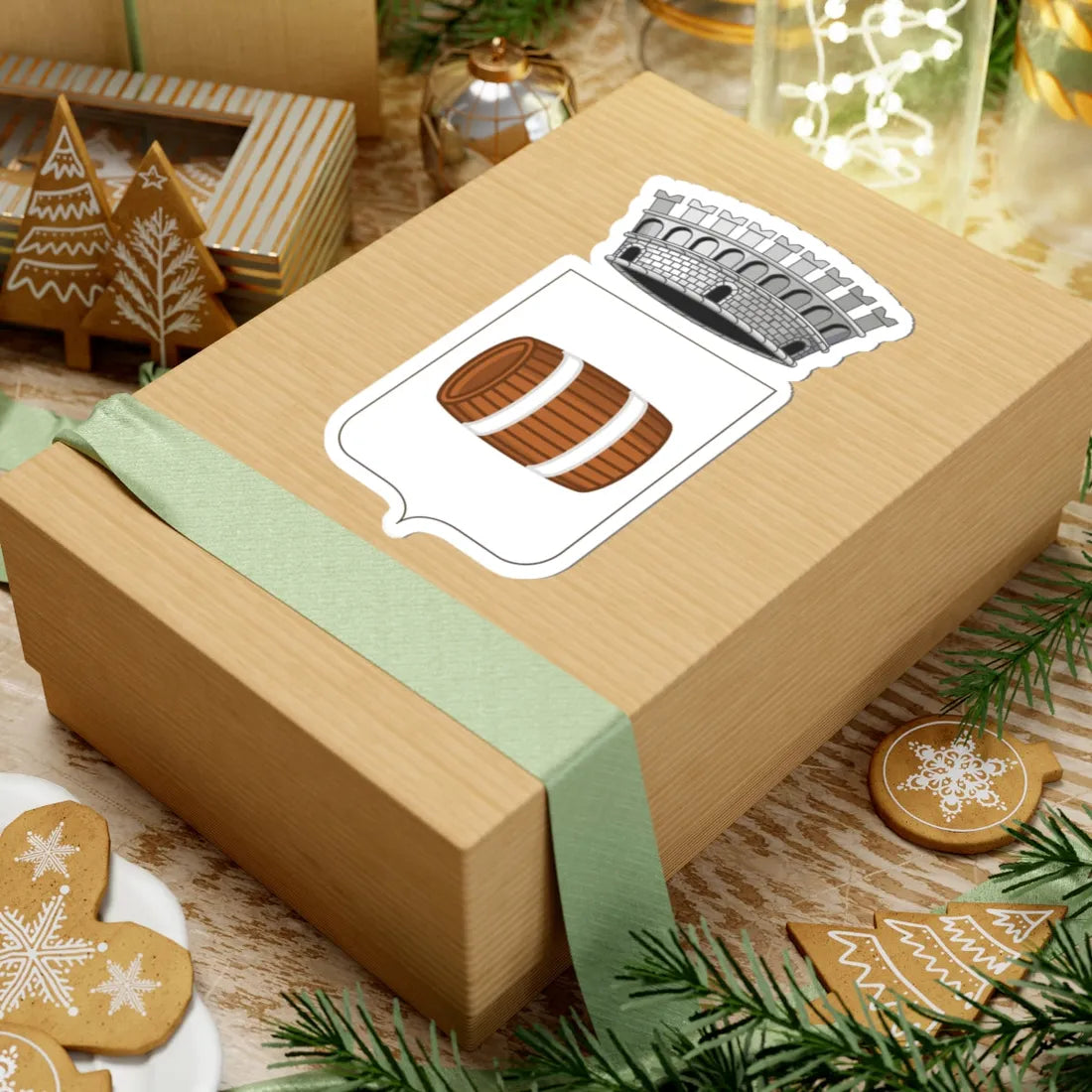 Castelbottaccio-Stemma (Italy) (Coat of Arms) STICKER Vinyl Kiss-Cut Decal - The Sticker Space