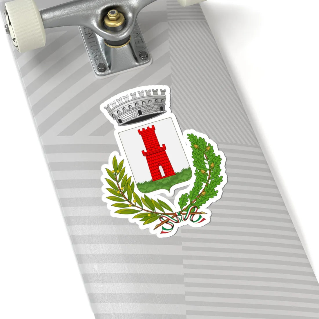 Casteldaccia-Stemma (Italy) (Coat of Arms) STICKER Vinyl Kiss-Cut Decal - The Sticker Space