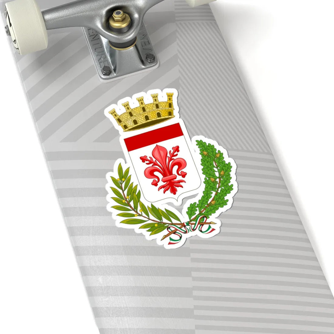 Castelfiorentino-Stemma (Italy) (Coat of Arms) STICKER Vinyl Kiss-Cut Decal - The Sticker Space