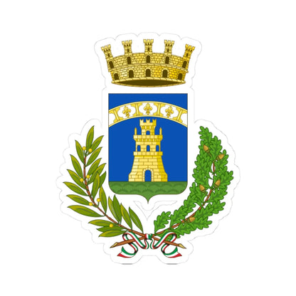 Castelfranco Emilia-Stemma (Italy) (Coat of Arms) STICKER Vinyl Kiss-Cut Decal 3 Inch White - The Sticker Space