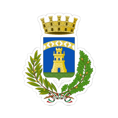 Castelfranco Emilia-Stemma (Italy) (Coat of Arms) STICKER Vinyl Kiss-Cut Decal 6 Inch White - The Sticker Space