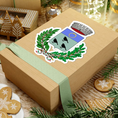 CastellAlfero-Stemma (Italy) (Coat of Arms) STICKER Vinyl Kiss-Cut Decal - The Sticker Space