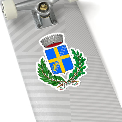Castelletto Uzzone-Stemma (Italy) (Coat of Arms) STICKER Vinyl Kiss-Cut Decal - The Sticker Space
