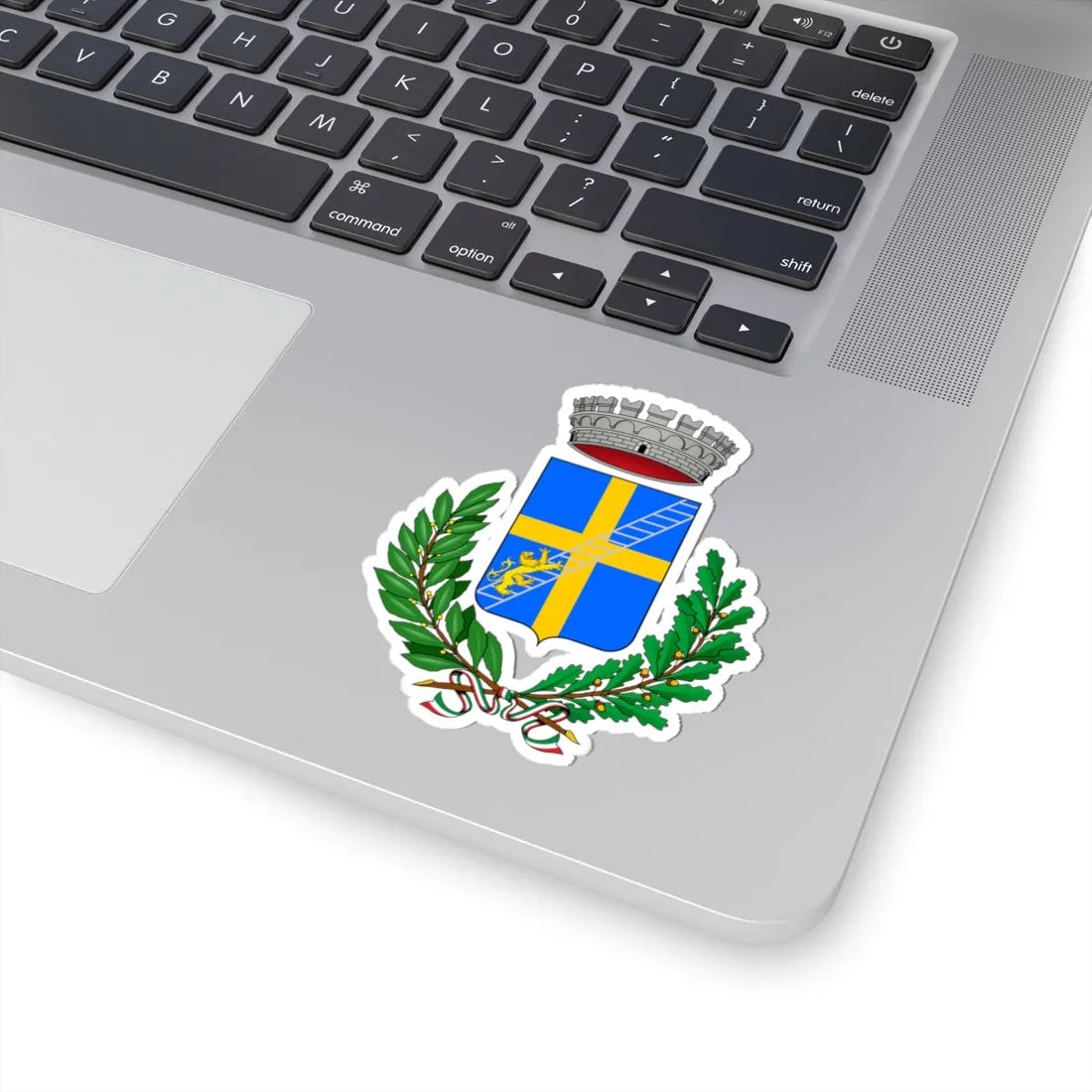 Castelletto Uzzone-Stemma (Italy) (Coat of Arms) STICKER Vinyl Kiss-Cut Decal - The Sticker Space