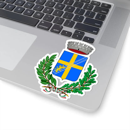 Castelletto Uzzone-Stemma (Italy) (Coat of Arms) STICKER Vinyl Kiss-Cut Decal - The Sticker Space