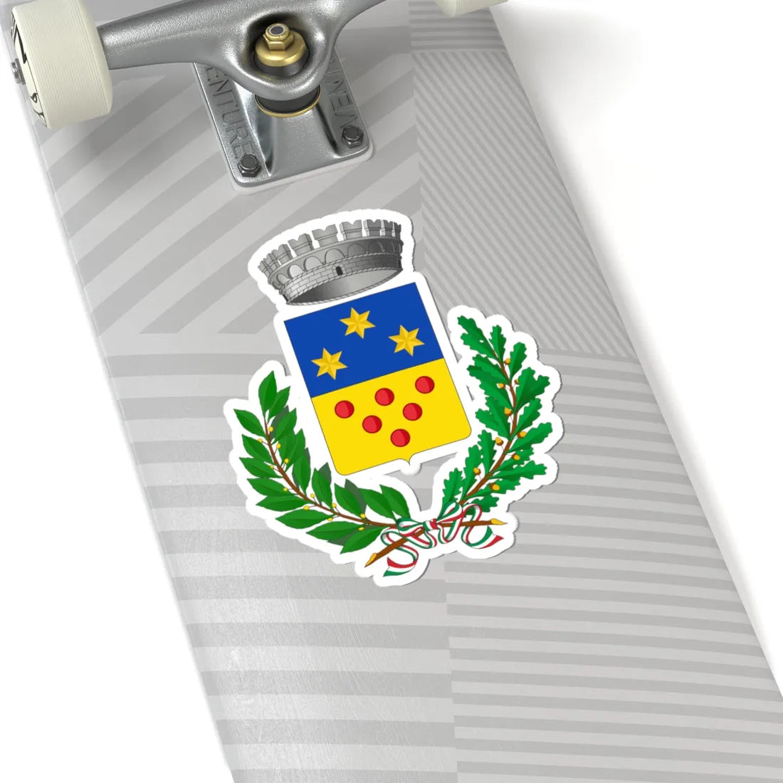 Castellina Marittima-Stemma (Italy) (Coat of Arms) STICKER Vinyl Kiss-Cut Decal - The Sticker Space