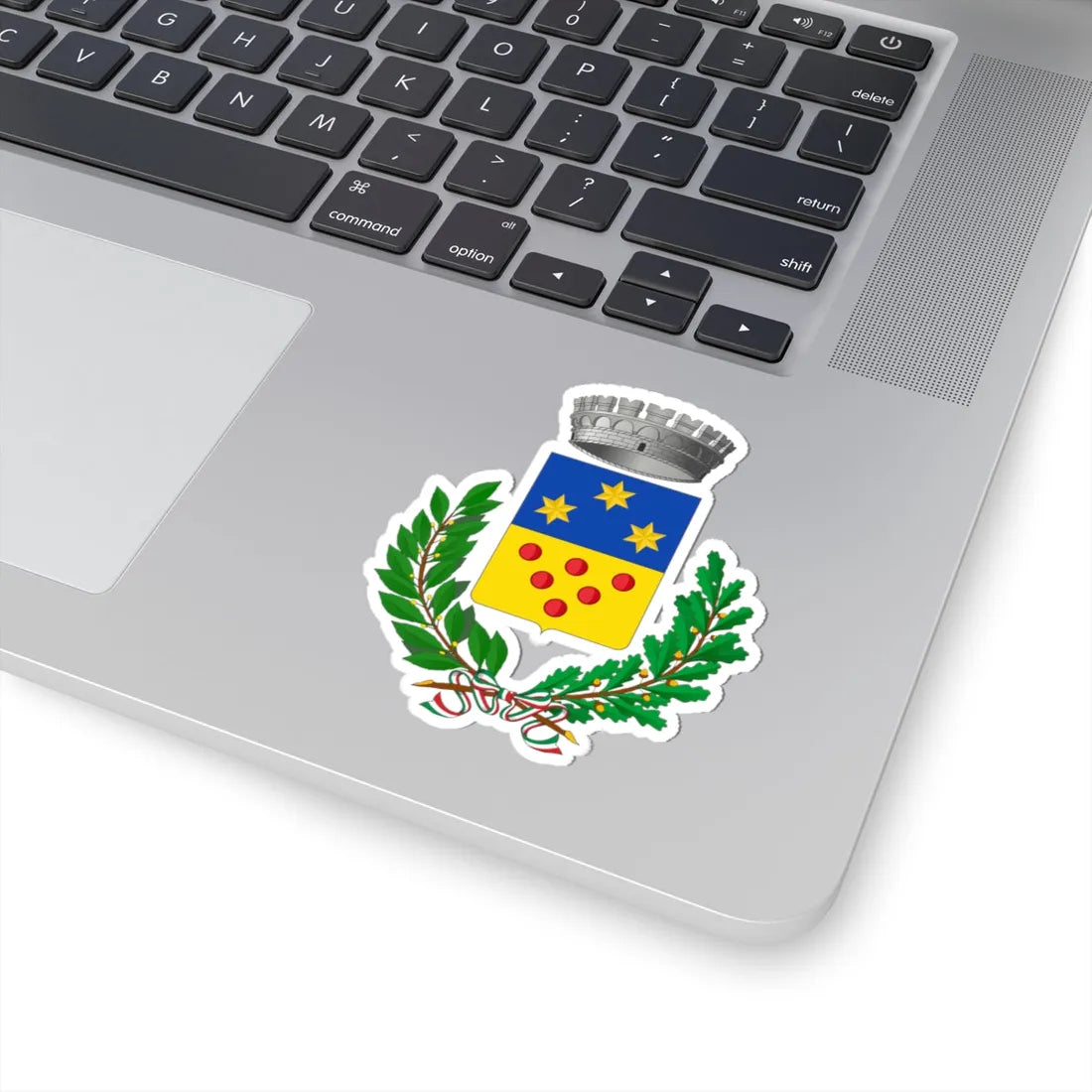 Castellina Marittima-Stemma (Italy) (Coat of Arms) STICKER Vinyl Kiss-Cut Decal - The Sticker Space