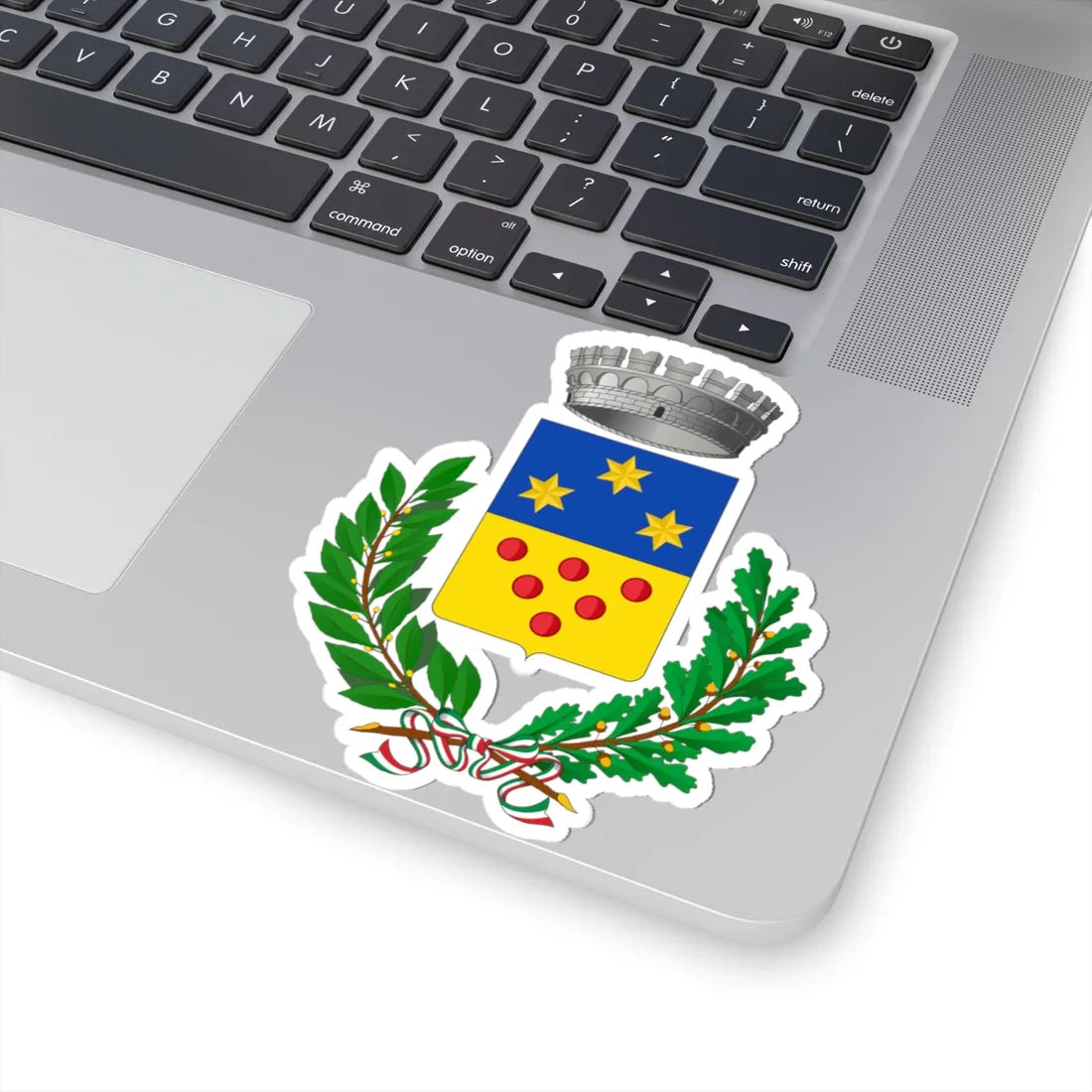 Castellina Marittima-Stemma (Italy) (Coat of Arms) STICKER Vinyl Kiss-Cut Decal - The Sticker Space