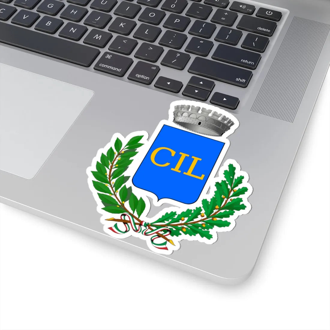 Castellino del Biferno-Stemma (Italy) (Coat of Arms) STICKER Vinyl Kiss-Cut Decal - The Sticker Space
