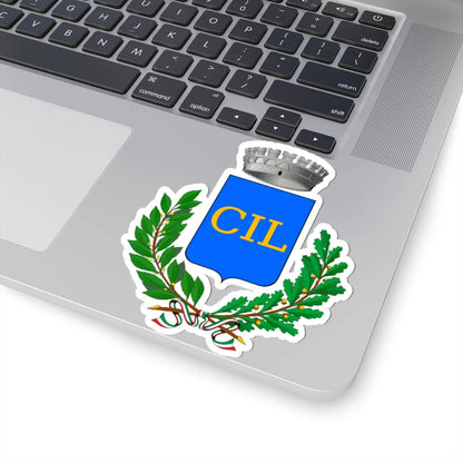 Castellino del Biferno-Stemma (Italy) (Coat of Arms) STICKER Vinyl Kiss-Cut Decal - The Sticker Space