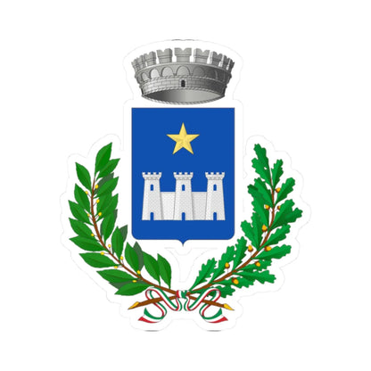 Castellino Tanaro-Stemma (Italy) (Coat of Arms) STICKER Vinyl Kiss-Cut Decal 2 Inch White - The Sticker Space