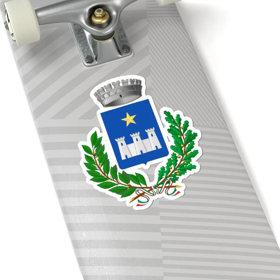Castellino Tanaro-Stemma (Italy) (Coat of Arms) STICKER Vinyl Kiss-Cut Decal - The Sticker Space