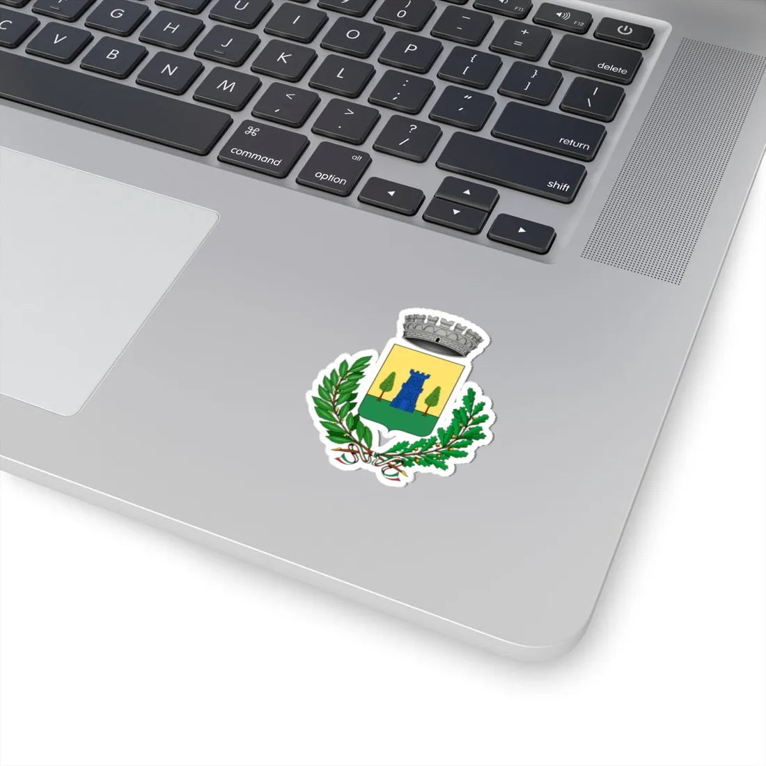 Castello di Cisterna stemma (Italy) (Coat of Arms) STICKER Vinyl Kiss-Cut Decal - The Sticker Space