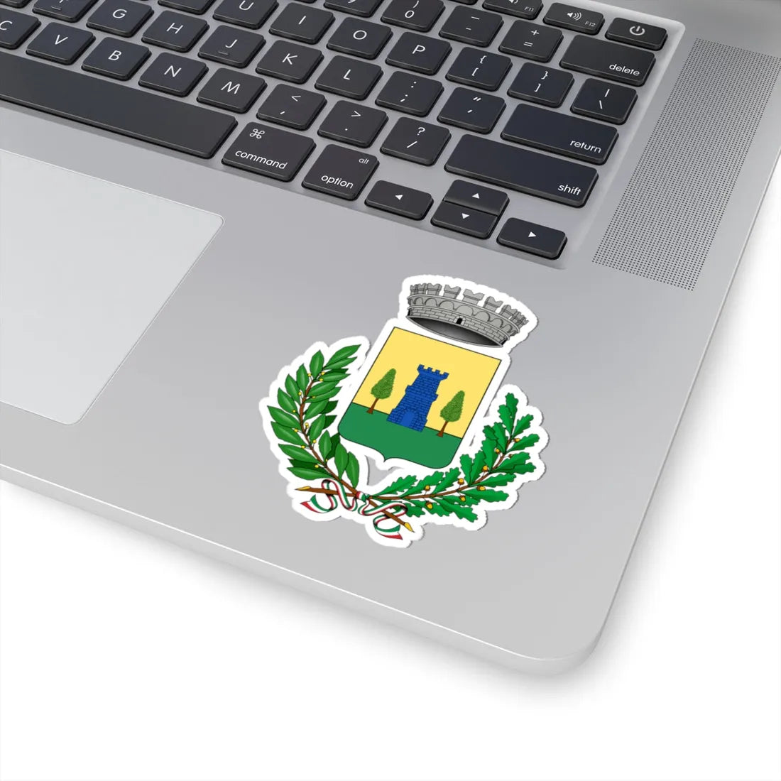 Castello di Cisterna stemma (Italy) (Coat of Arms) STICKER Vinyl Kiss-Cut Decal - The Sticker Space