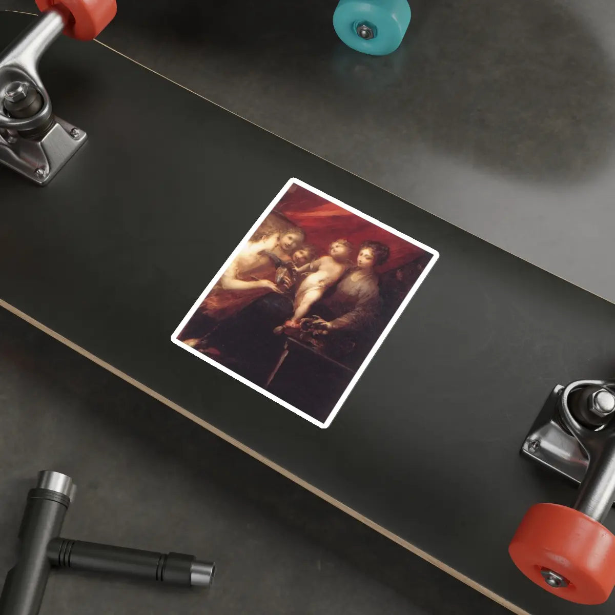 SKU:16233935385936620532 Sticker types:White Shape:Die-Cut Sizes:5" × 5"