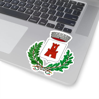 Castelnuovo Belbo-Stemma (Italy) (Coat of Arms) STICKER Vinyl Kiss-Cut Decal - The Sticker Space