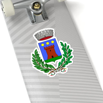 Castelnuovo Calcea-Stemma (Italy) (Coat of Arms) STICKER Vinyl Kiss-Cut Decal - The Sticker Space