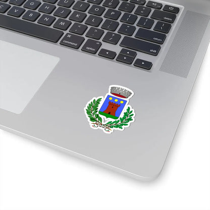 Castelnuovo Calcea-Stemma (Italy) (Coat of Arms) STICKER Vinyl Kiss-Cut Decal - The Sticker Space