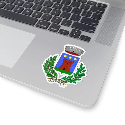 Castelnuovo Calcea-Stemma (Italy) (Coat of Arms) STICKER Vinyl Kiss-Cut Decal - The Sticker Space