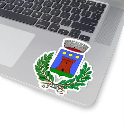 Castelnuovo Calcea-Stemma (Italy) (Coat of Arms) STICKER Vinyl Kiss-Cut Decal - The Sticker Space