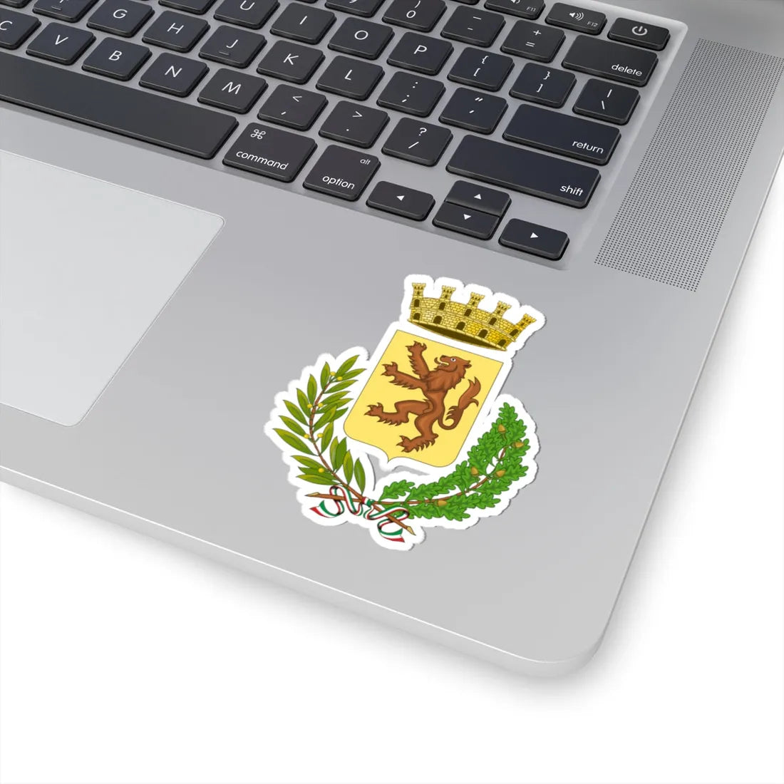 Castelnuovo di Garfagnana-Stemma (Italy) (Coat of Arms) STICKER Vinyl Kiss-Cut Decal - The Sticker Space