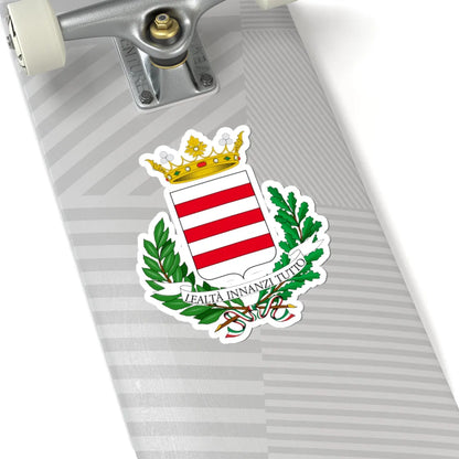Castelnuovo Don Bosco-Stemma (Italy) (Coat of Arms) STICKER Vinyl Kiss-Cut Decal - The Sticker Space