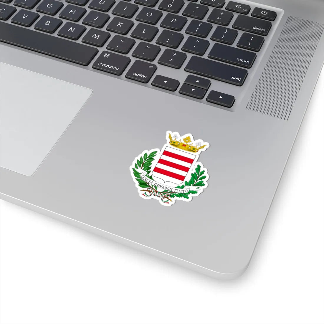 Castelnuovo Don Bosco-Stemma (Italy) (Coat of Arms) STICKER Vinyl Kiss-Cut Decal - The Sticker Space