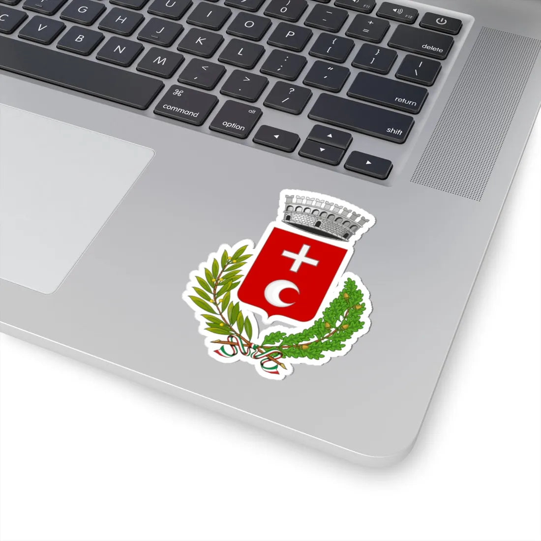 Castelnuovo Magra-Stemma (Italy) (Coat of Arms) STICKER Vinyl Kiss-Cut Decal - The Sticker Space