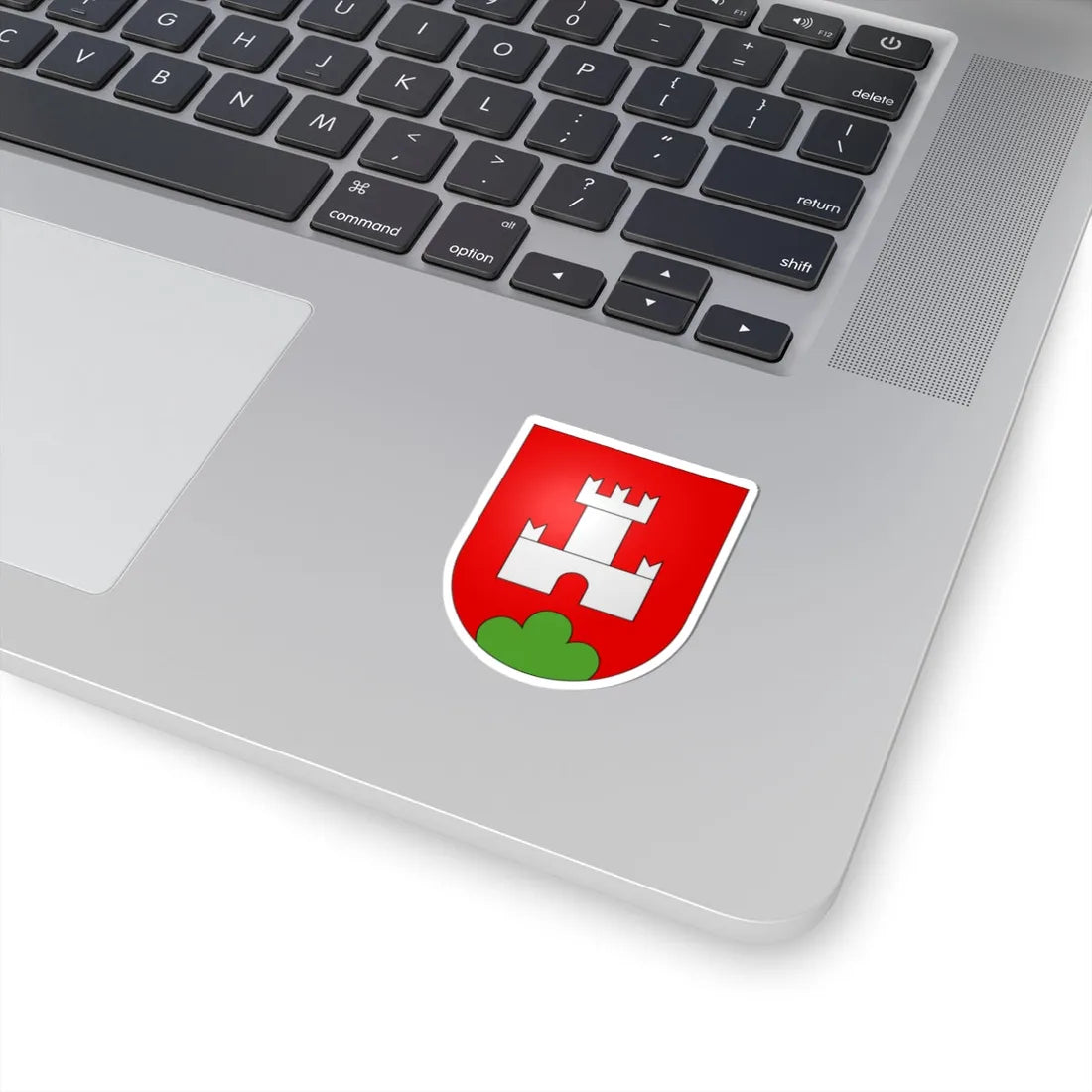 CastelSanPietro-blason (Switzerland) (Coat of Arms) STICKER Vinyl Kiss-Cut Decal - The Sticker Space