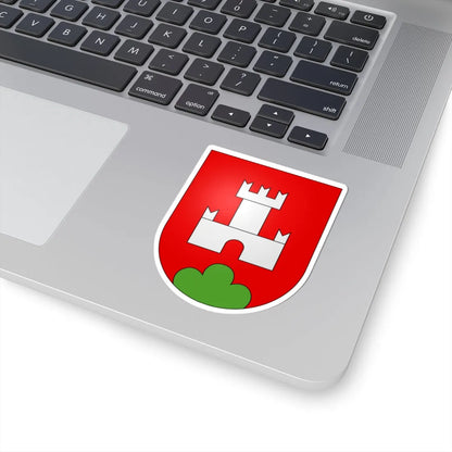 CastelSanPietro-blason (Switzerland) (Coat of Arms) STICKER Vinyl Kiss-Cut Decal - The Sticker Space