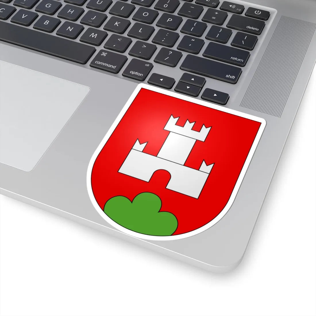 CastelSanPietro-blason (Switzerland) (Coat of Arms) STICKER Vinyl Kiss-Cut Decal - The Sticker Space