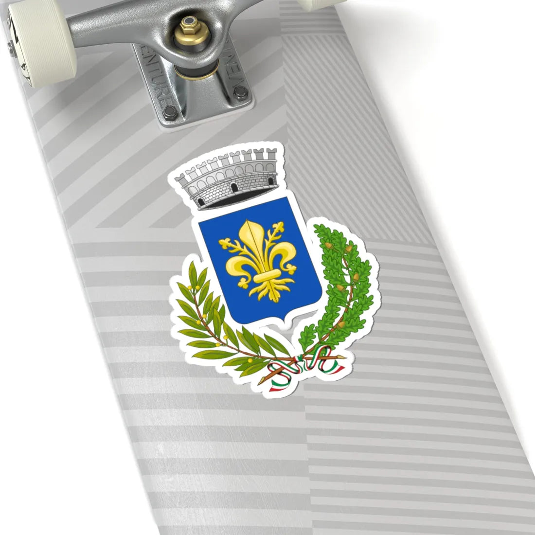 Castiglion Fibocchi-Stemma (Italy) (Coat of Arms) STICKER Vinyl Kiss-Cut Decal - The Sticker Space