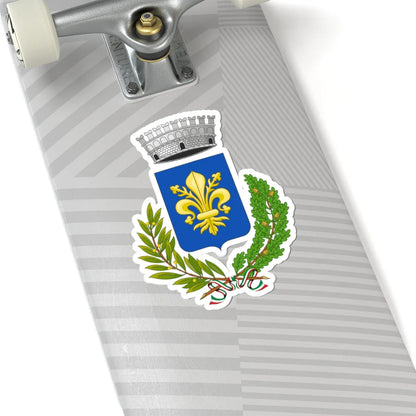 Castiglion Fibocchi-Stemma (Italy) (Coat of Arms) STICKER Vinyl Kiss-Cut Decal - The Sticker Space