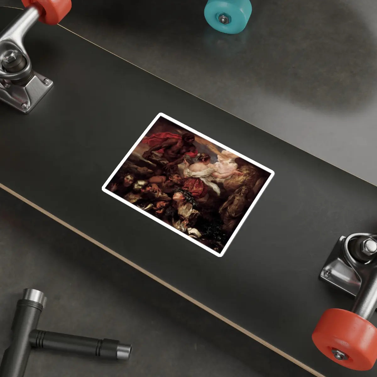SKU:13959771857507445399 Sticker types:White Shape:Die-Cut Sizes:5" × 5"