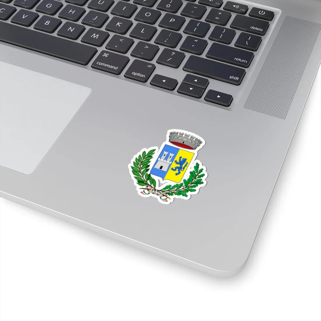 Castiglione Messer Marino-Stemma (Italy) (Coat of Arms) STICKER Vinyl Kiss-Cut Decal - The Sticker Space