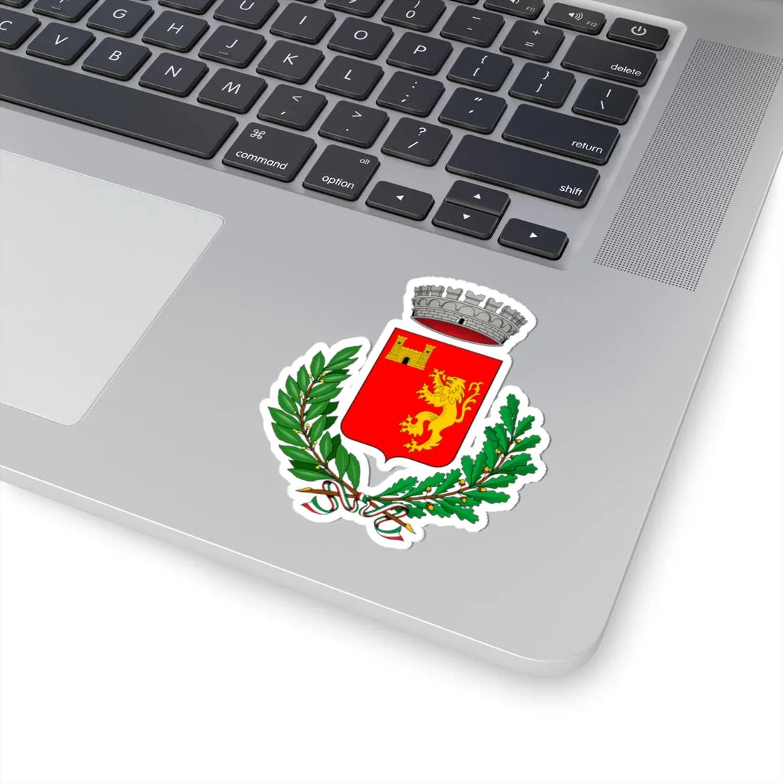 Castiglione Tinella-Stemma (Italy) (Coat of Arms) STICKER Vinyl Kiss-Cut Decal - The Sticker Space