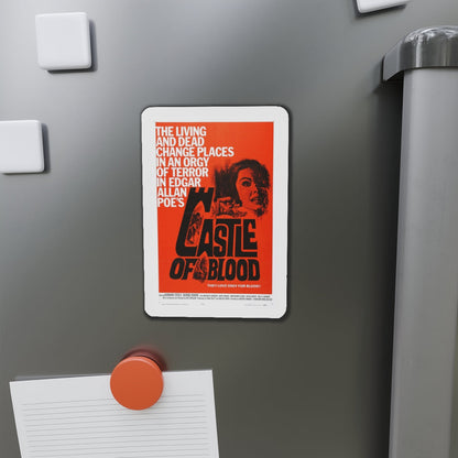 CASTLE OF BLOOD 1964 Movie Poster - Die-Cut Magnet-The Sticker Space