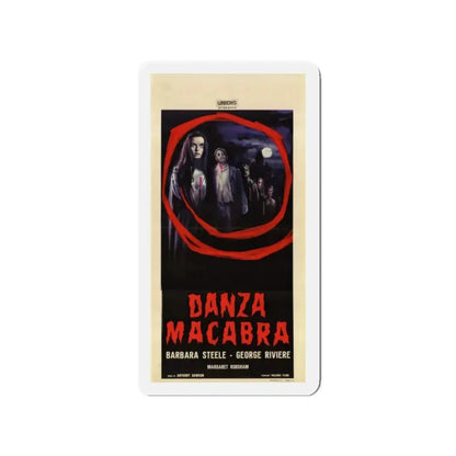 CASTLE OF BLOOD (ITALIAN) 1964 Movie Poster - Refrigerator Magnet 2 Inch - The Sticker Space