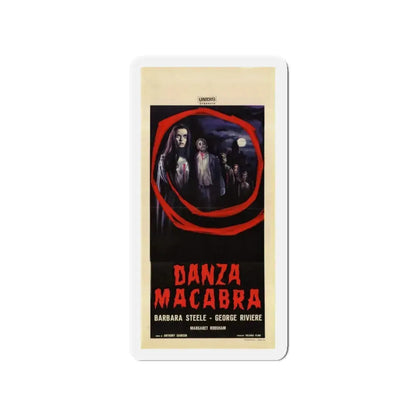 CASTLE OF BLOOD (ITALIAN) 1964 Movie Poster - Refrigerator Magnet 3 Inch - The Sticker Space