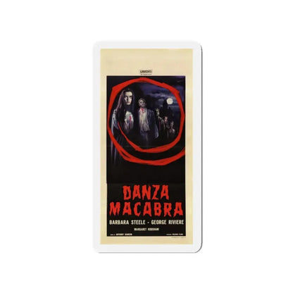 CASTLE OF BLOOD (ITALIAN) 1964 Movie Poster - Refrigerator Magnet 4 Inch - The Sticker Space