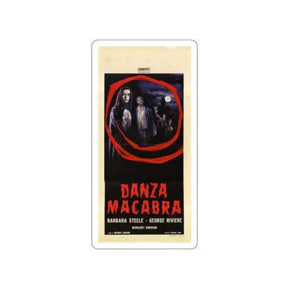 CASTLE OF BLOOD (ITALIAN) 1964 Movie Poster STICKER Vinyl Die-Cut Decal 5 Inch - The Sticker Space