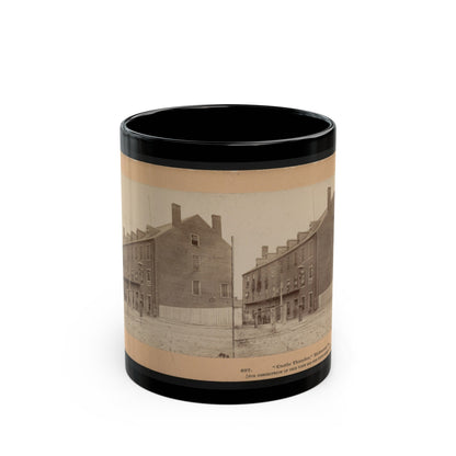 Castle Thunder , Richmond, Va. (U.S. Civil War) Black Coffee Mug-11oz-The Sticker Space