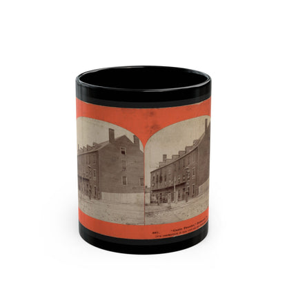 Castle Thunder, Richmond, Va. (U.S. Civil War) Black Coffee Mug-11oz-The Sticker Space