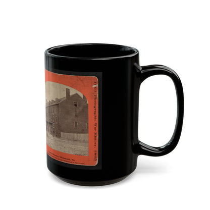 Castle Thunder, Richmond, Va. (U.S. Civil War) Black Coffee Mug-The Sticker Space