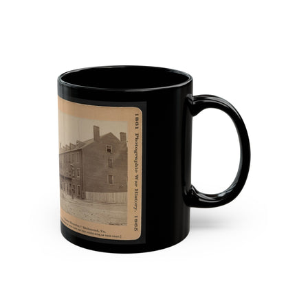 Castle Thunder , Richmond, Va. (U.S. Civil War) Black Coffee Mug-The Sticker Space