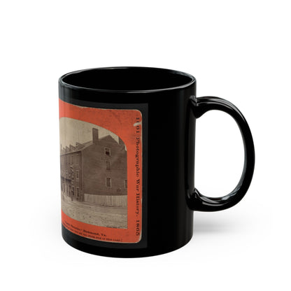 Castle Thunder, Richmond, Va. (U.S. Civil War) Black Coffee Mug-The Sticker Space