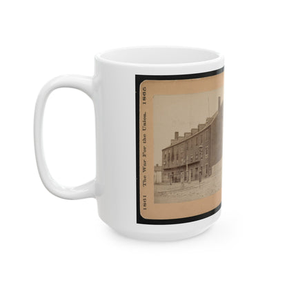 Castle Thunder , Richmond, Va. (U.S. Civil War) White Coffee Mug-The Sticker Space