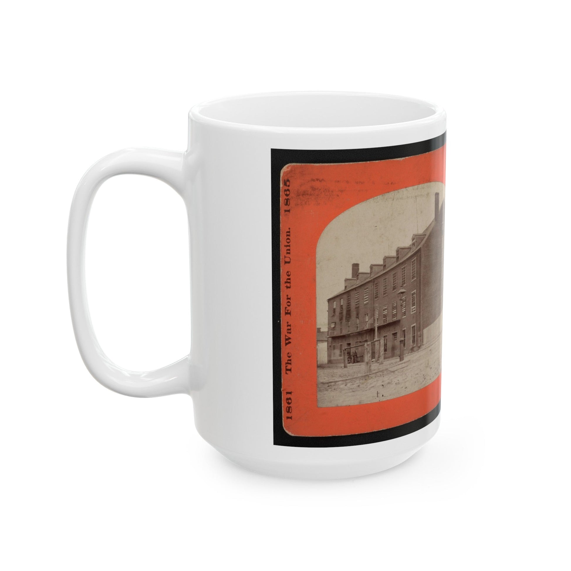 Castle Thunder, Richmond, Va. (U.S. Civil War) White Coffee Mug-The Sticker Space