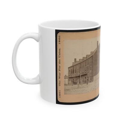 Castle Thunder , Richmond, Va. (U.S. Civil War) White Coffee Mug-The Sticker Space