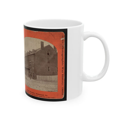 Castle Thunder, Richmond, Va. (U.S. Civil War) White Coffee Mug-The Sticker Space